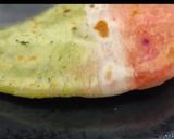 A picture of step 13 of Tri-Colour Paratha.