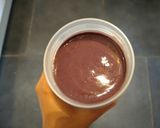 A picture of step 2 of Mixed Berry Breakfast Smoothie (w/ vegan chocolate protein).