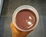 A picture of step 2 of Mixed Berry Breakfast Smoothie (w/ vegan chocolate protein).
