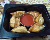 A picture of step 14 of Paneer Momo.