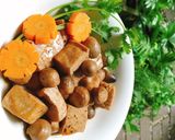 Hình bước làm 3 của món Đậu Hủ Kho Nấm