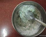 A picture of step 4 of Bread dhokla.