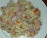 Foto del paso 2 de la receta: Risoto de longaniza fresca y champiñones naturales