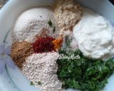 A picture of step 1 of Oats-Spinach Muthiya.