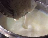 A picture of step 2 of Dudhpak (Rice pudding).