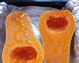 A picture of step 1 of Roasted Butternut Squash Soup.