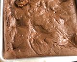 A picture of step 11 of Chocolate Nutella -Ferrero rocher brownies (eggless).