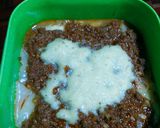 Foto langkah ke 5 dari resep Lasagna Kukus, mirip dg lasagna dr salah satu maskapai 😆.