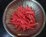 A picture of step 1 of Rich In Vitamin A Gujarati Lasaniya Gajar OR Garlicy Carrots.