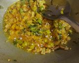 A picture of step 2 of Aloo poha.
