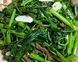 干貝xo醬炒空心菜的食譜步驟1照片