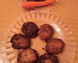 A picture of step 5 of Baked Falafel and Basic Yogurt Sauce (BLW).