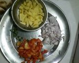 लेफ्ट ओवर ब्रेड उपमा रेसिपी चरण 1 फोटो