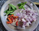 டயட் கோதுமை ரவை உப்புமா ரெசிபி ஸ்டேப் 1 புகைப்படம்
