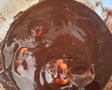 A picture of step 2 of Brownies with raspberries.