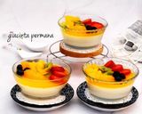 Foto langkah ke 4 dari resep Puding susu topping buah.