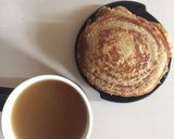 A picture of step 3 of Oat Pancakes#authormarathon#4weekschallenge.