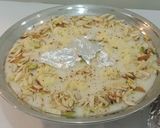 A picture of step 6 of Zafrani kheer.