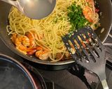 รูปขั้นตอนการทำที่ 4 ของ Shrimp spaghetti