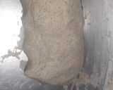 A picture of step 4 of Bajra Roti.