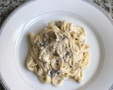 Foto del paso 4 de la receta: Pasta con salsa de nata y champiñones 🍄