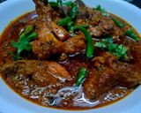A picture of step 6 of Smoked Chicken Darbari.