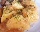 Une image de l'étape 5 de Boulettes de viande en cocotte Magimix et ses pommes de terre.