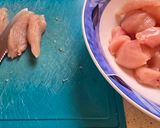 Rukkolás csirkemellsaláta recept fázis 2 fotója