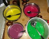 Foto langkah ke 3 dari resep Es rainbow.