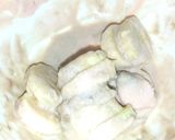 A picture of step 2 of Banana and icecream.