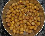 A picture of step 1 of Peanut Chaat.