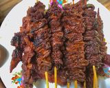 Foto langkah ke 6 dari resep Sate Usus Bakar.