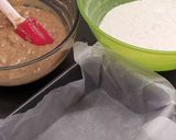 A picture of step 3 of Banana bread (no dairy, no egg, no sugar).