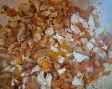 Foto del paso 3 de la receta: Mini tarta de tinga de pollo y panceta
