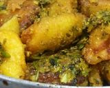 कच्चा केला मसाला फ्राई (Kaccha kela masala fry recipe in hindi) रेसिपी चरण 5 फोटो