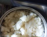 A picture of step 1 of Aaloo ka Halwa😋.