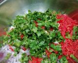 A picture of step 4 of Poha Corn Salted Cake.