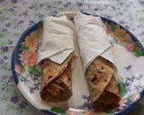 A picture of step 11 of Mix vegetables Maggi noodles Frankie roll.