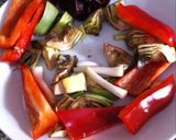 Foto del paso 1 de la receta Arror con verdura-pollo y salchichas