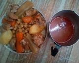 A picture of step 3 of Algerian Couscous.