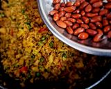 A picture of step 5 of Vegetable Red Rice Poha.