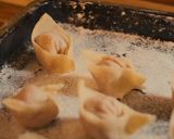A picture of step 3 of Sichuan Style Wontons.