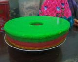 Foto langkah ke 6 dari resep Bolu kukus warna-warni.