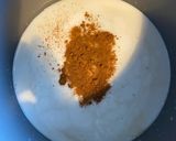 Foto del paso 1 de la receta: “Arroz con leche” keto (los mochis sólo de decoración)