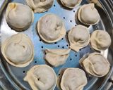 A picture of step 7 of Momos and dip.