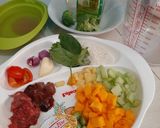 Foto langkah ke 1 dari resep Mpasi 4**** baby febrian : nasi bubur ati yampung & daging sapi.