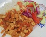 Foto del paso 12 de la receta: Cuadritos de pechuga BBQ - Bistec
