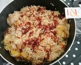 A picture of step 10 of Mutton yakhni pulao.