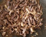 Foto langkah ke 3 dari resep Tumis Daging Sapi Kecap.