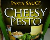 A picture of step 8 of Penne with Shrimp in Pesto Sauce..